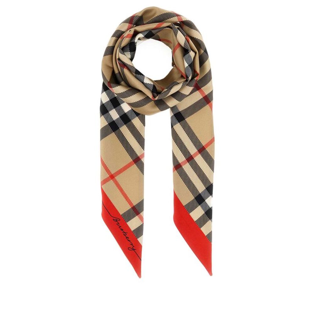 Burberry Unisex Printed Silk Foulard